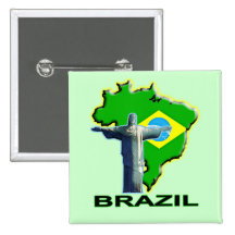 Brasilien Buttons
