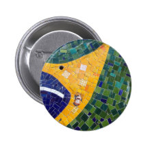 Brasilien-Flagge Anstecknadelbuttons