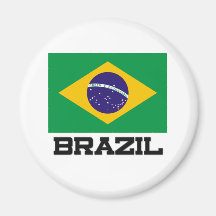 Brasilien-Flagge Magnets