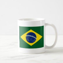 Brasilien-Flagge Tee Tassen
