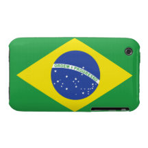 Brasilien-Flaggen-BlackBerry-Kurven-Case-Mate-Fall Case-Mate iPhone 3 Hüllen