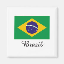 Brasilien-Flaggen-Entwurf Magnete