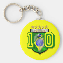 Brasilien-Fußball Schlüsselanhänger