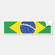 Brasilien-Qualitäts-Flagge Auto Aufkleber