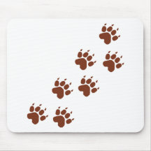 braune Tatzenikone Mousepads