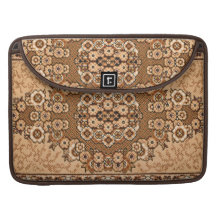braune Verzierungswolldecke orientalische Rickshaw MacBook Pro Sleeve