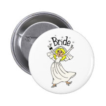 Braut (blondes Haar) Anstecknadel
