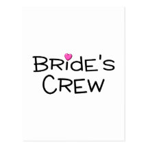 Braut-Crew Postkarte
