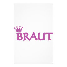 Braut Ikone Personalisiertes Büropapier