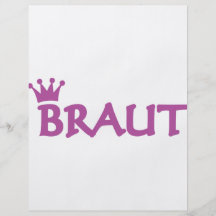Braut Ikone Vollfarbige Flyer