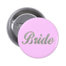 Braut mit dem Bling Buttons