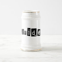 Braut (Quadrat-Schwarzes) Kaffee Tassen
