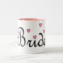 Braut-rosa Herzen Teetassen