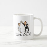 Braut-und Bräutigam-Spiel über Hochzeit Kaffee Tasse