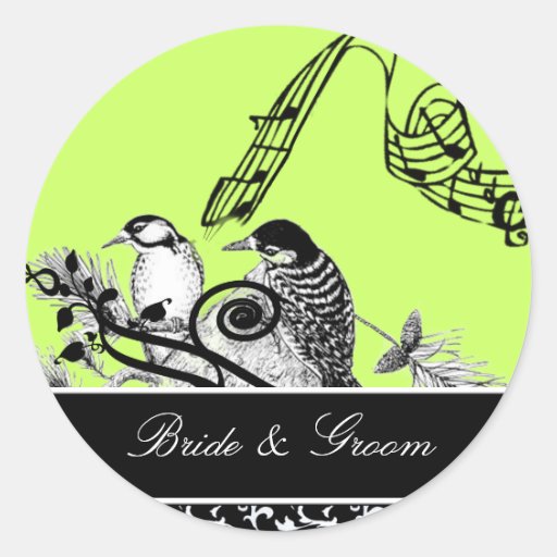 Braut-und Bräutigam-Strudel u. Vintager Vogel-Aufk