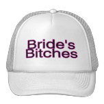 Braut-Weibchen-Schwarz-Rosa umrissen Baseballcaps