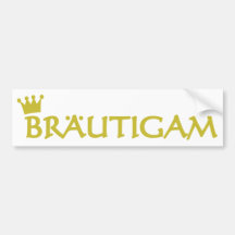 Bräutigam Ikone Auto Sticker