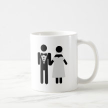 Bräutigam- und Brauthochzeitsikone Tee Tasse