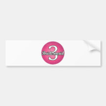 Brautjungfer #3 autosticker