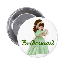 Brautjungfer Anstecknadelbuttons