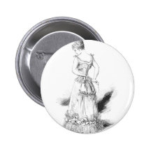 Brautjungfer Button