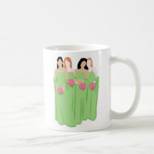 Brautjungfer Geschenk-Becher Kaffeehaferl