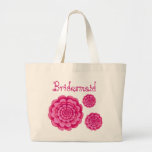 Brautjungfern-Taschen-Rosa-Gänseblümchen