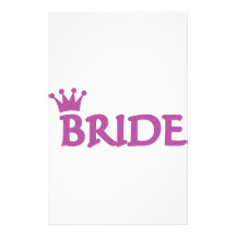 Brautkronenikone Personalisiertes Druckpapier