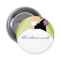 Brautparty-Brautjungfern-Knopf/Pin Anstecknadelbuttons