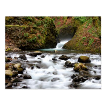 Brautschleier fällt Oregon-Wasserfall-Postkarte