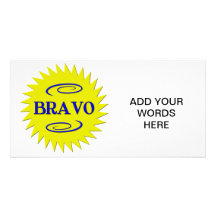 Bravo! Photo Karten Vorlage