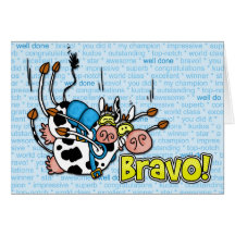 Bravo - skydive Tandem Grußkarte