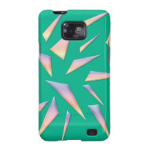 Brechen des Glases auf Grün Galaxy SII Case