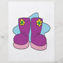Brechen Sie die Winter-Stiefel aus Individuelle Flyer