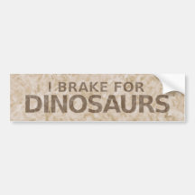 Bremse für Dinosaurier-Autoaufkleber