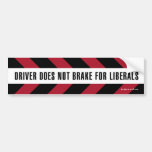 Bremse für Liberale Autoaufkleber