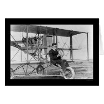 Bremsungs-Pilot Lincoln Beachey 1912 Karte