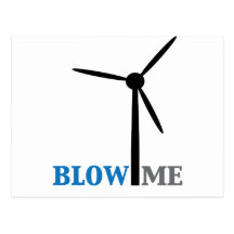 brennen Sie mich Windkraftanlage durch Postkarten