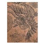 Brennender Drache Postkarten