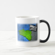 Bretagne mit seiner eigenen Flagge Kaffee Haferl