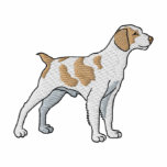 BretagneSpaniel Besticktes Hoodie