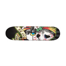 Brett Dia de Los Muertos Skate Individuelle Skateboarddecks