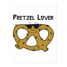 Brezel-Liebhaber-Geschenk Postkarten