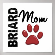 Briard Mamma 2 Posterdrucke