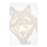 Briefpapier des Wolf-1 Bedrucktes Papier