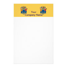 Briefpapier mit Flagge von New-Jersey Bedrucktes Büropapier