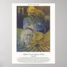BRIG GENERAL BENJAMIN HARRISON Citizen Soldier Poster
