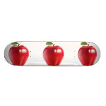 Bright Red Juicy Delicious Apple Skate Board Decks