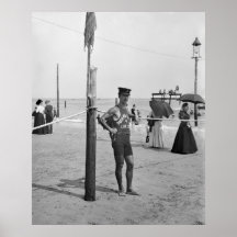 Brighton-Strand-Leibwächter, frühe 1900s Plakat