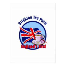 Brighton-Tee-Party Postkarten
